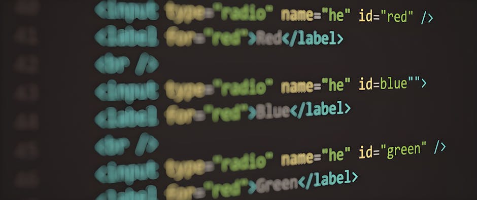 A close-up view of a laptop keyboard and screen displaying lines of CSS code, with the keyboard featuring black keys and white lettering, and the screen showing colorful syntax highlighting in a code 